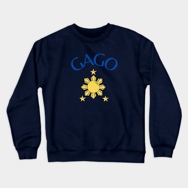 gago tagalog 3 stars and a sun Crewneck Sweatshirt by CatheBelan